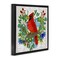 Stupell Industries Christmas Nestings Cardinal Floating Frame, design by Kay Widdowson